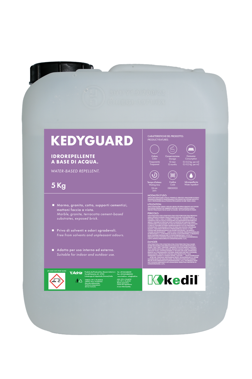 Kedyguard can on a marble pedestal