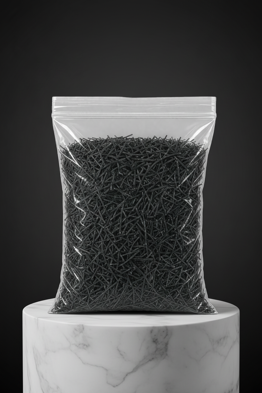 Exquisite black pasta in a package.