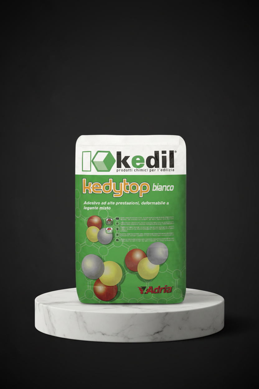 Ein grüner Sack Kedil Kedytop Weiß-Klebstoff.