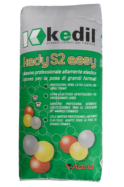 Bag of Kedy S2 easy tile adhesive by Kedil.