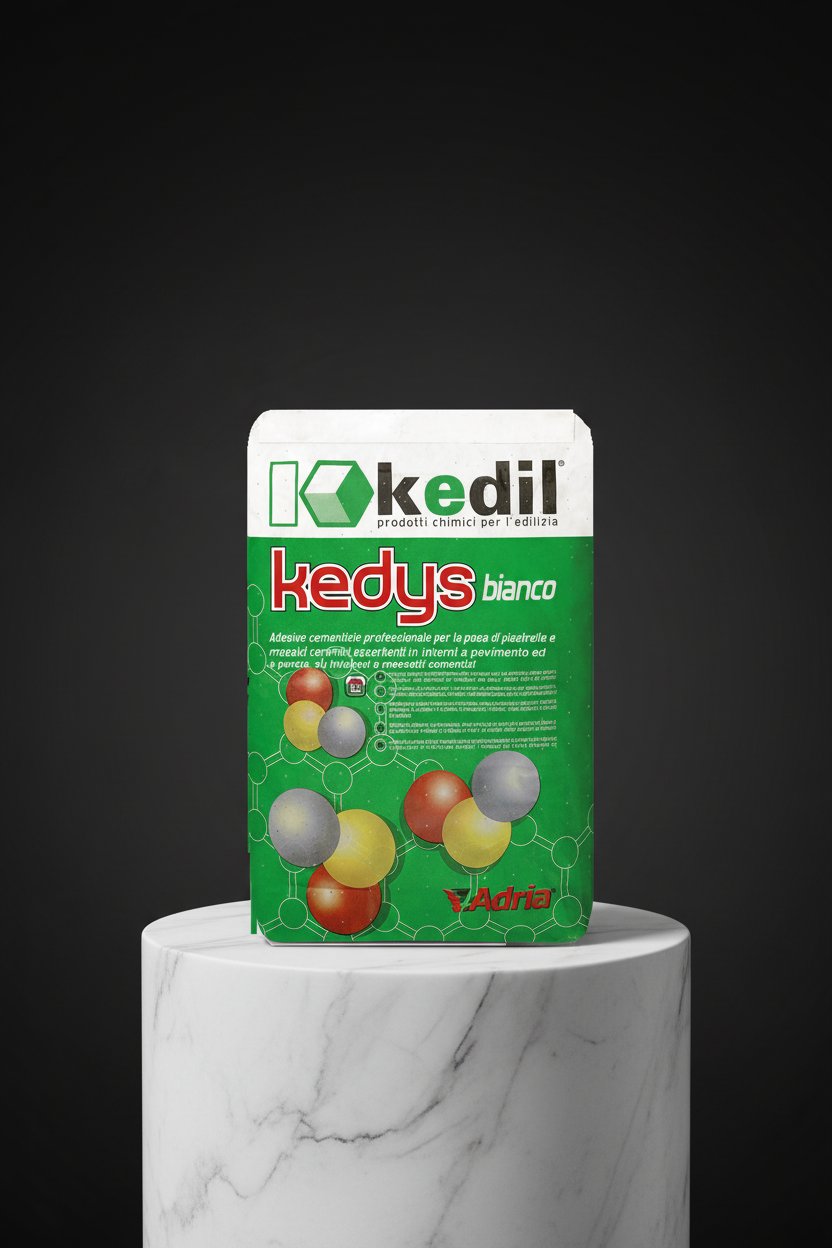 Sacchetto di adesivo cementizio Kedys Bianco.