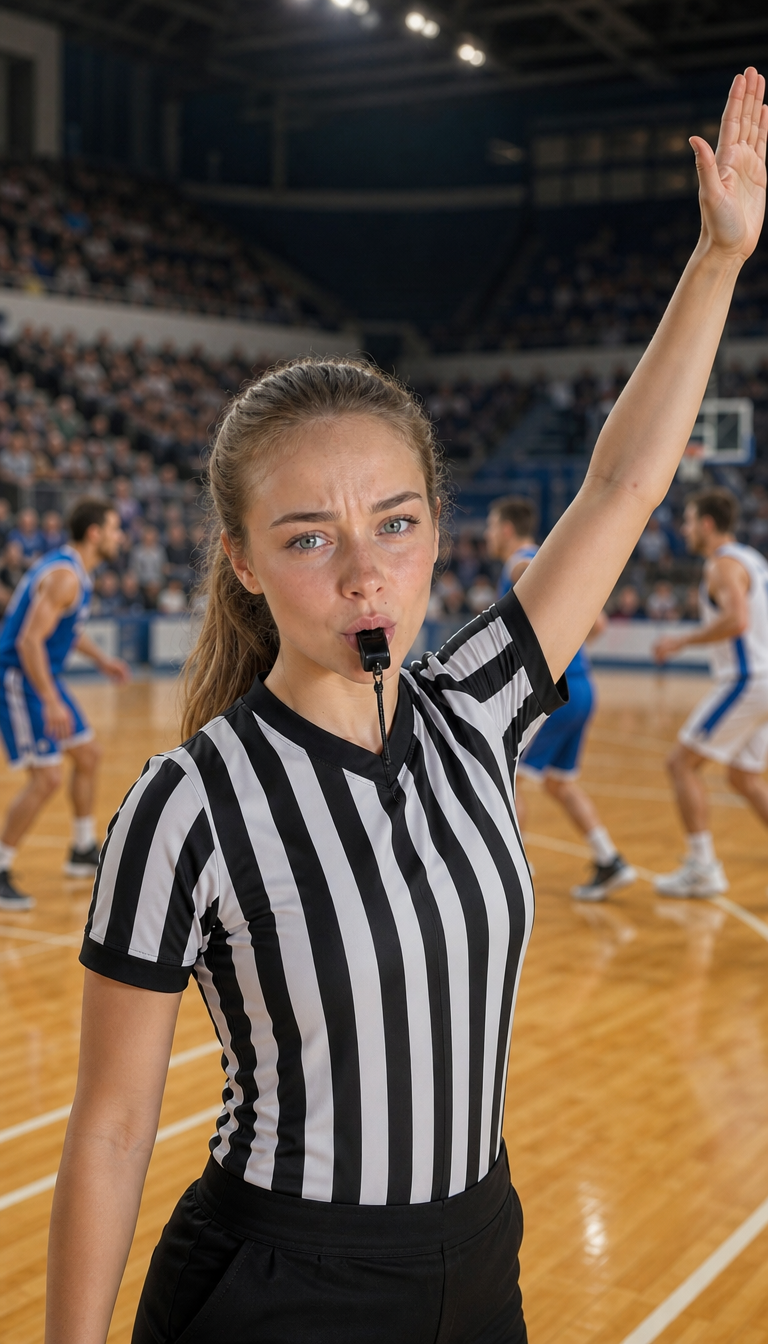 Whistle in hand