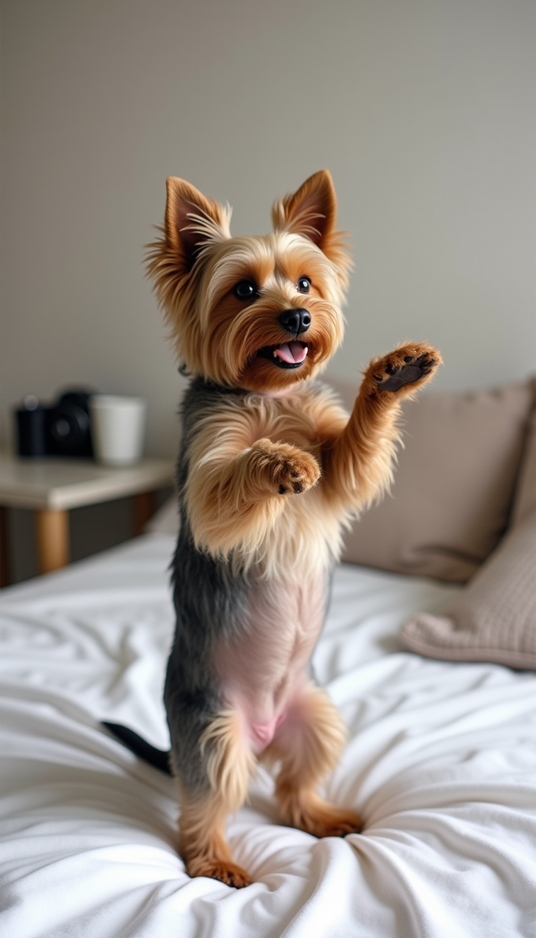 Standing tall for a treat