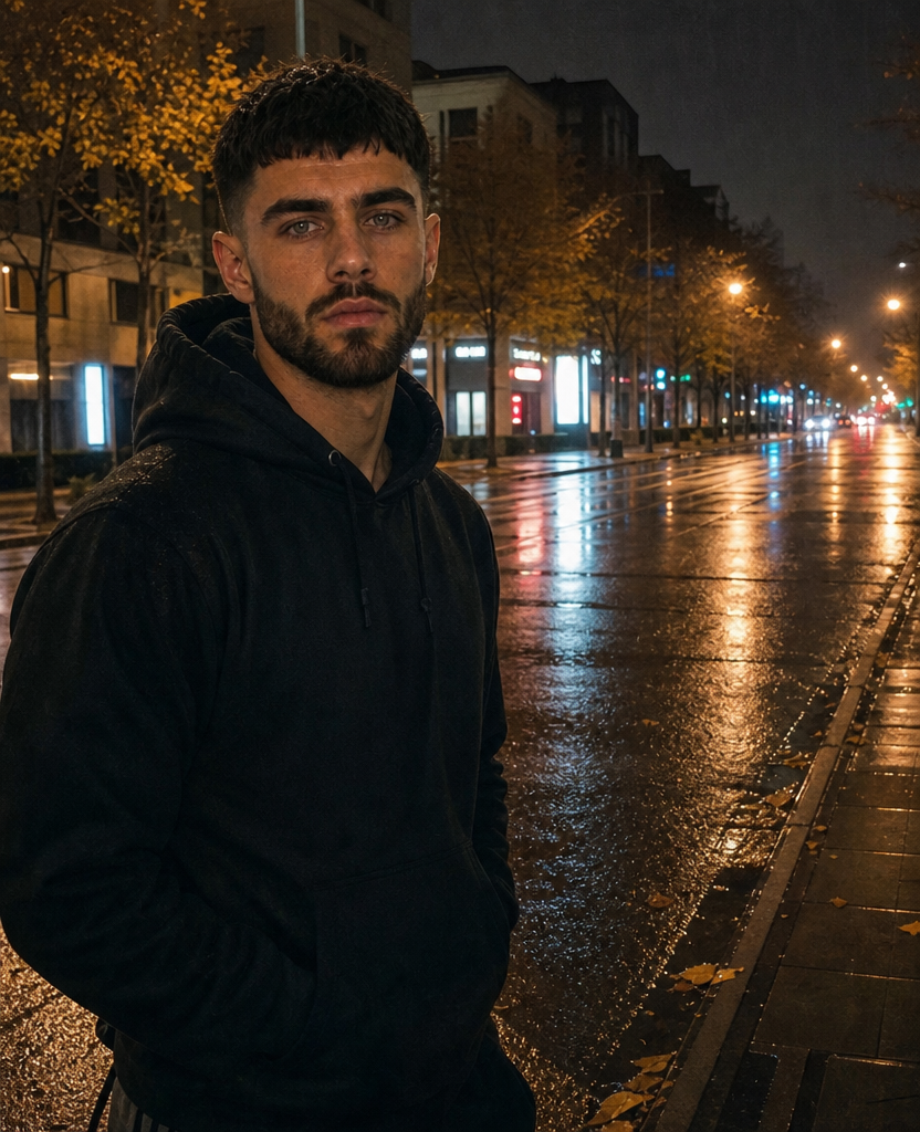 Riding in the rain 1
