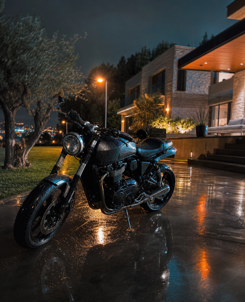 Riding in the rain 3