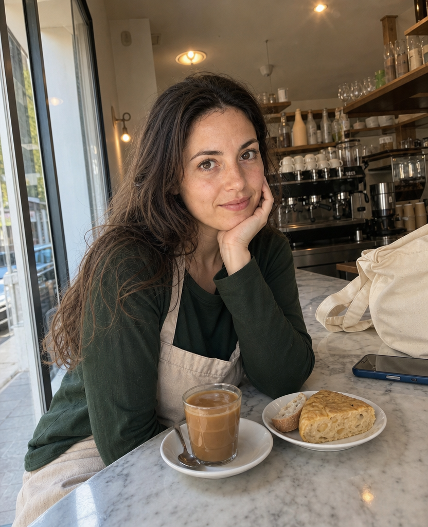 Pan con tomate y café con leche 4