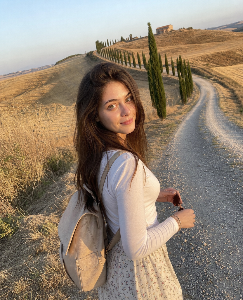 Val d'Orcia, la strada dei cipressi