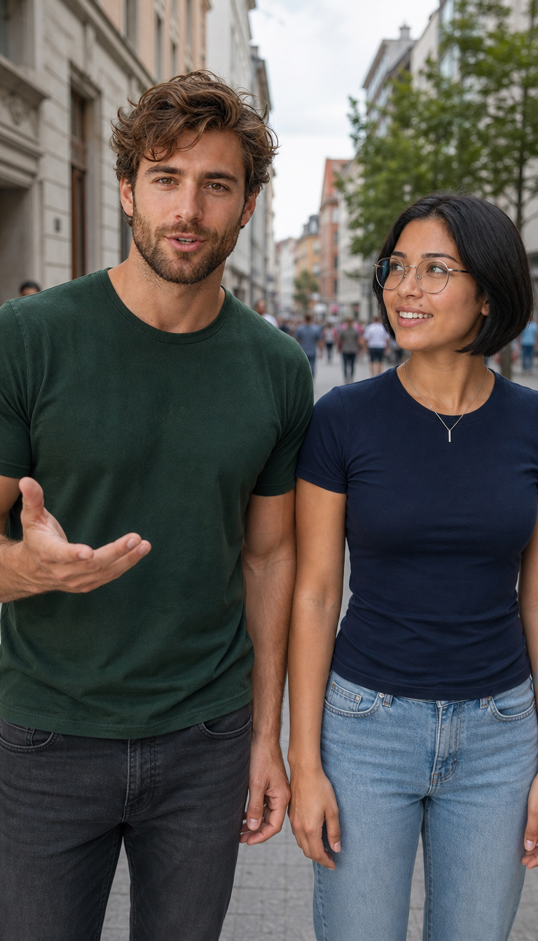 Walking and arguing