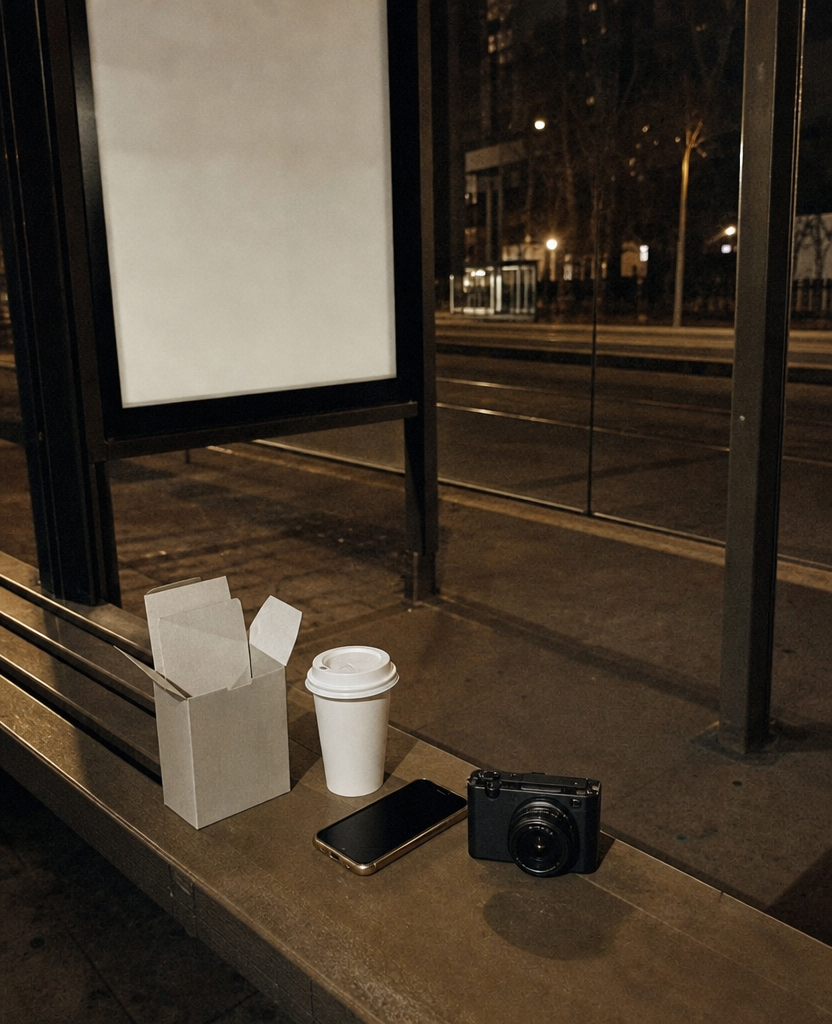 Street with headphones 4