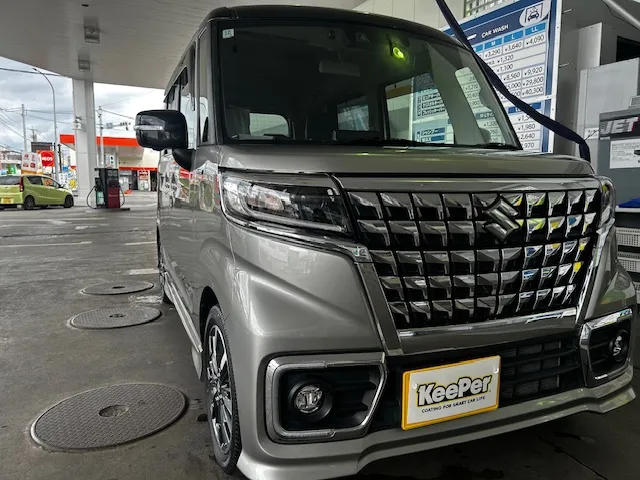スズキ スペーシアカスタムハイブリッドにフレッシュキーパーを施工。