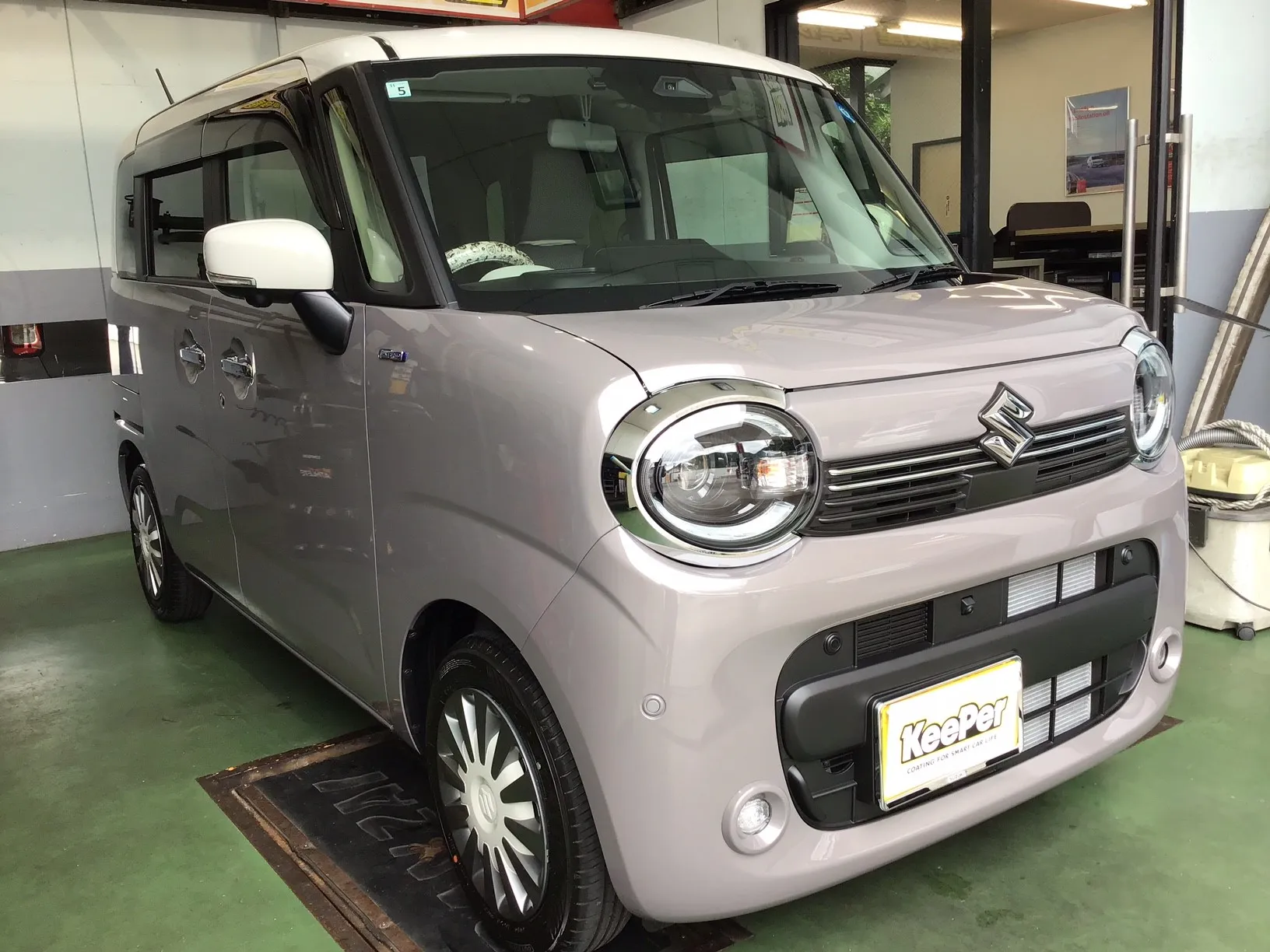 スズキ ワゴンRスマイルのダイヤⅡキーパー施工事例