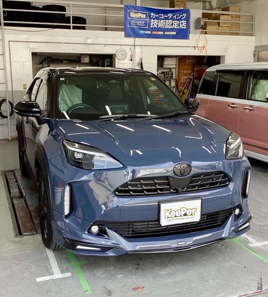 トヨタ ヤリスクロスのダイヤⅡキーパー施工事例
