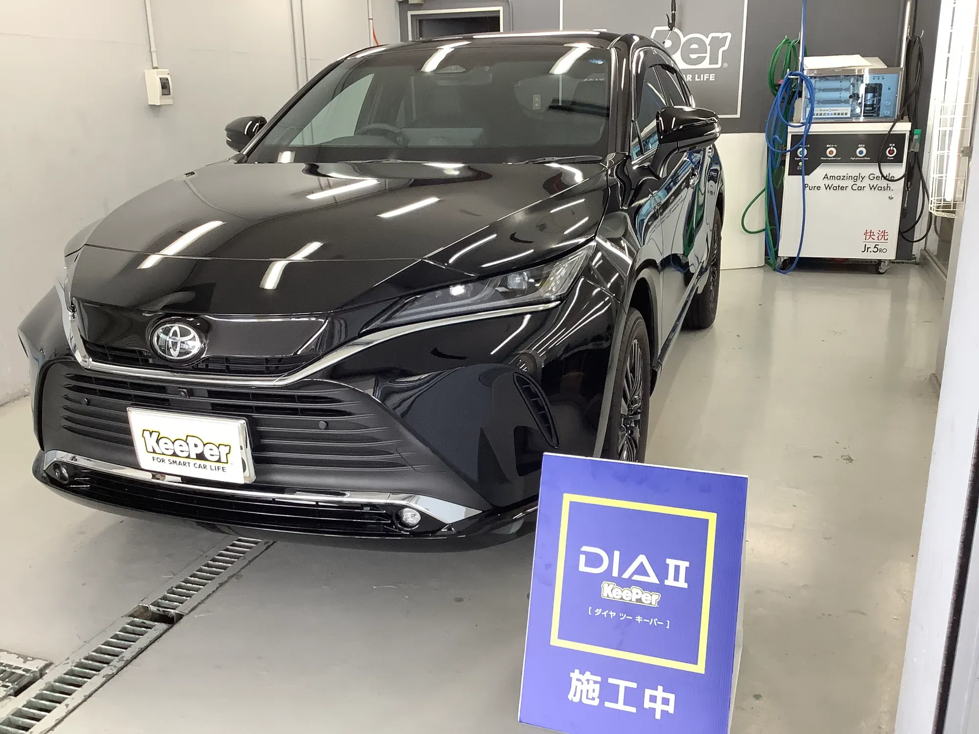 トヨタ ハリアーハイブリッドにダイヤⅡキーパーを施工したSUV・クロカンの事例