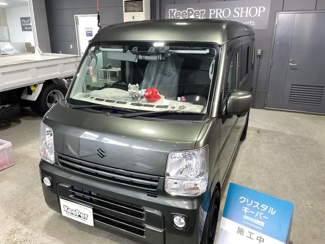 スズキ エブリイへのクリスタルキーパー施工事例 軽自動車
