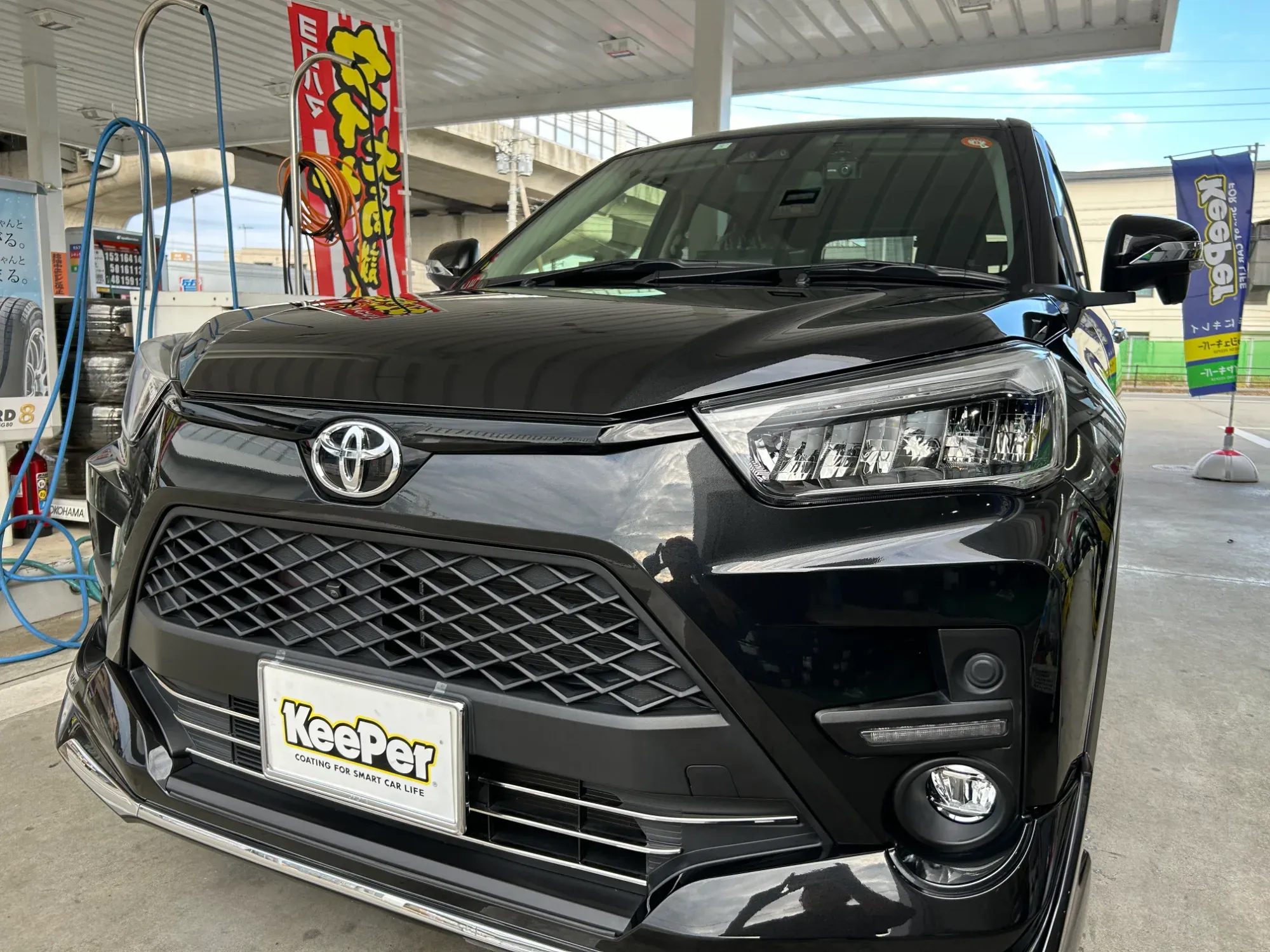 トヨタ ライズのフレッシュキーパー施工事例