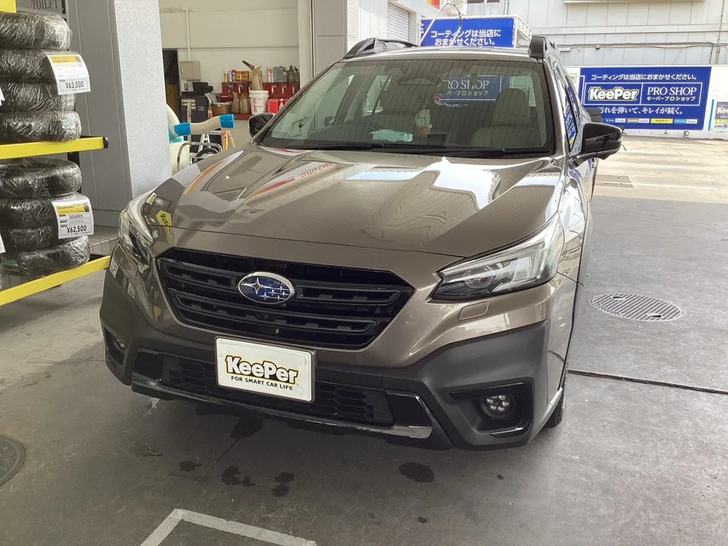 スバル レガシィアウトバックにダイヤⅡキーパーを施工したSUV・クロカン事例