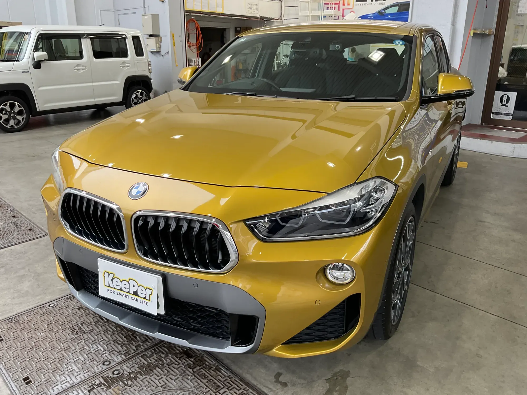 BMW X2のクリスタルキーパー施工事例