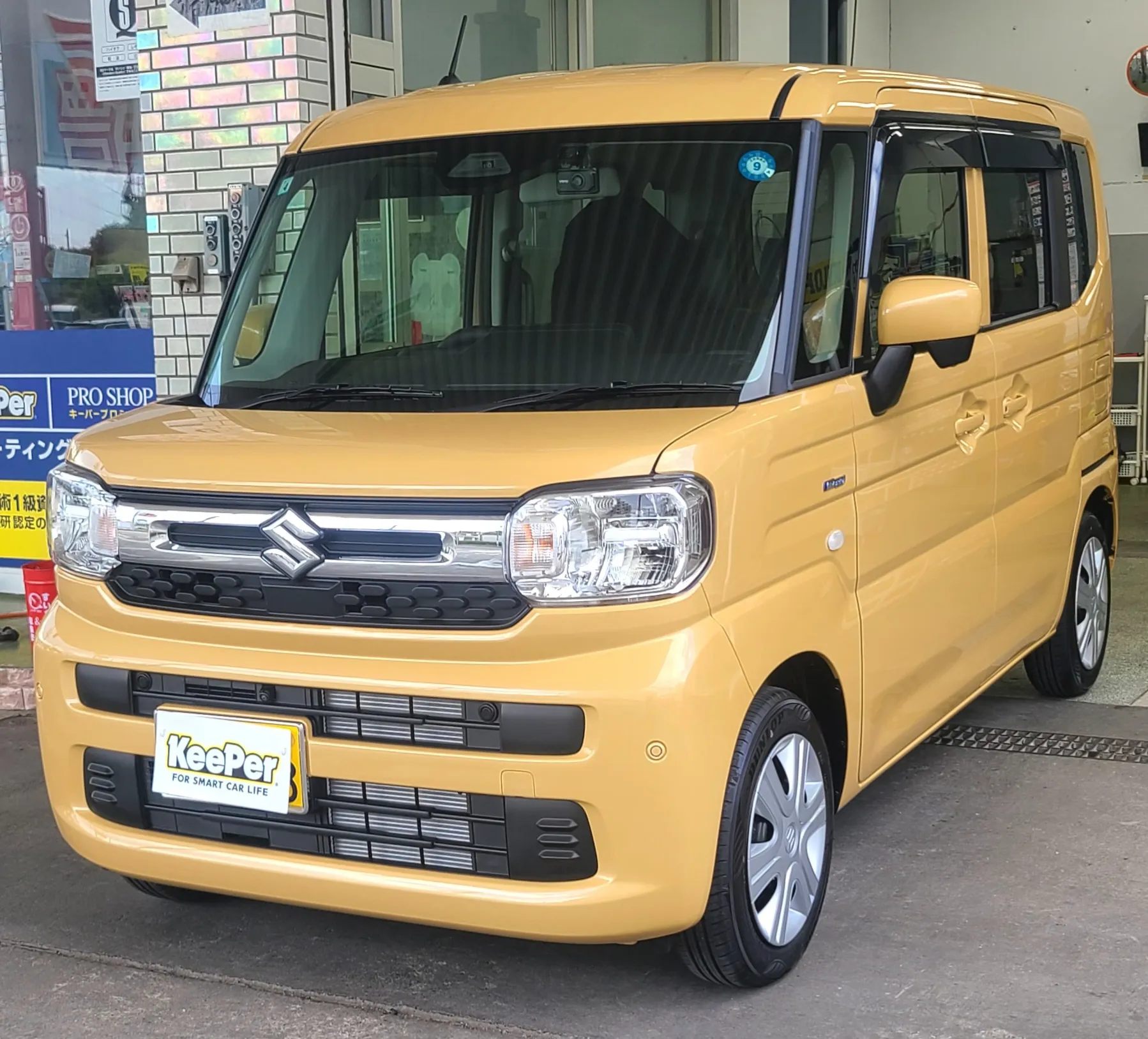 スズキ スペーシアにダイヤⅡキーパーを施工、軽自動車新車その他のカラー事例