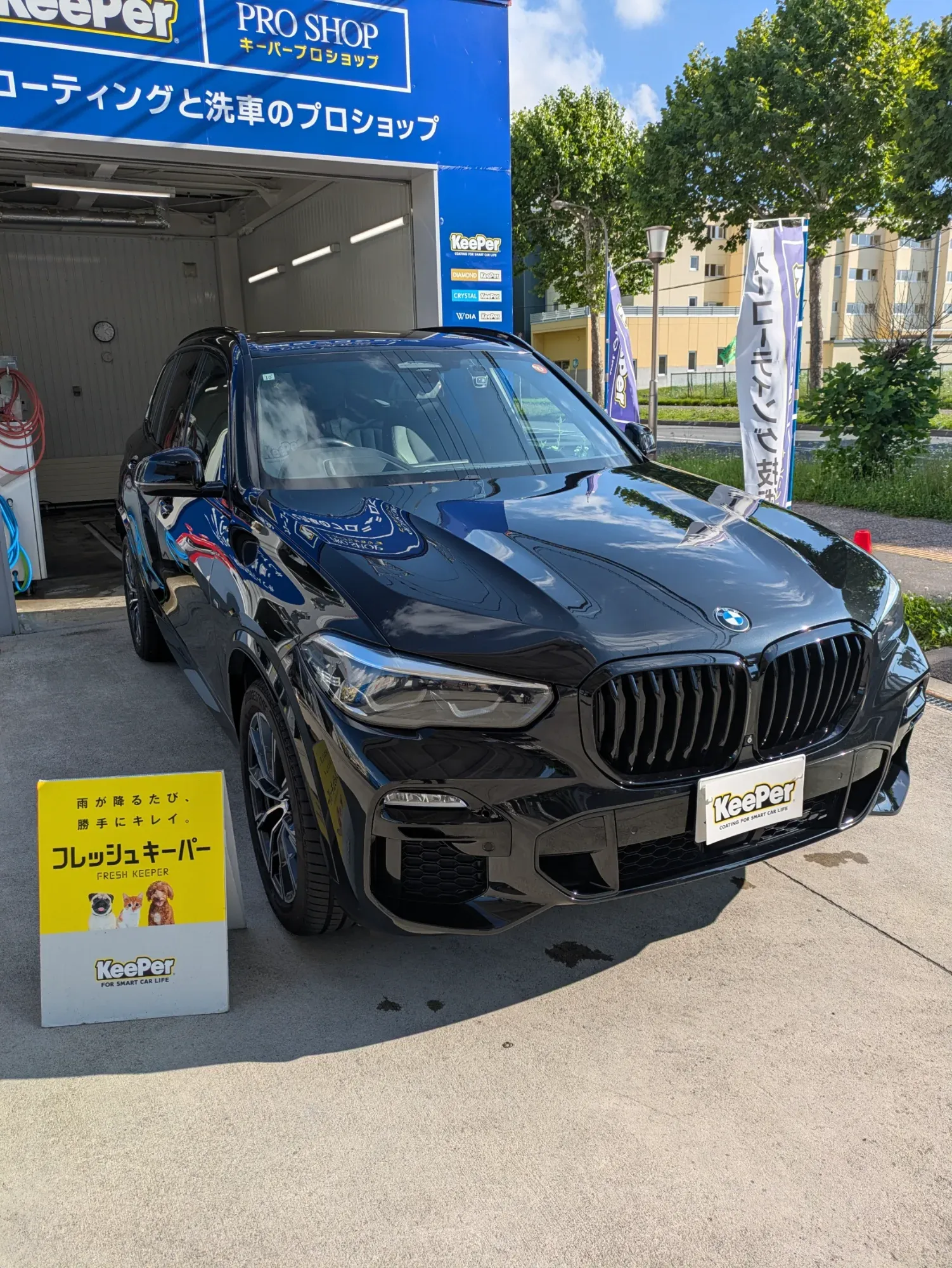 BMW X5にフレッシュキーパーを施工したSUV・クロカン輸入車の事例