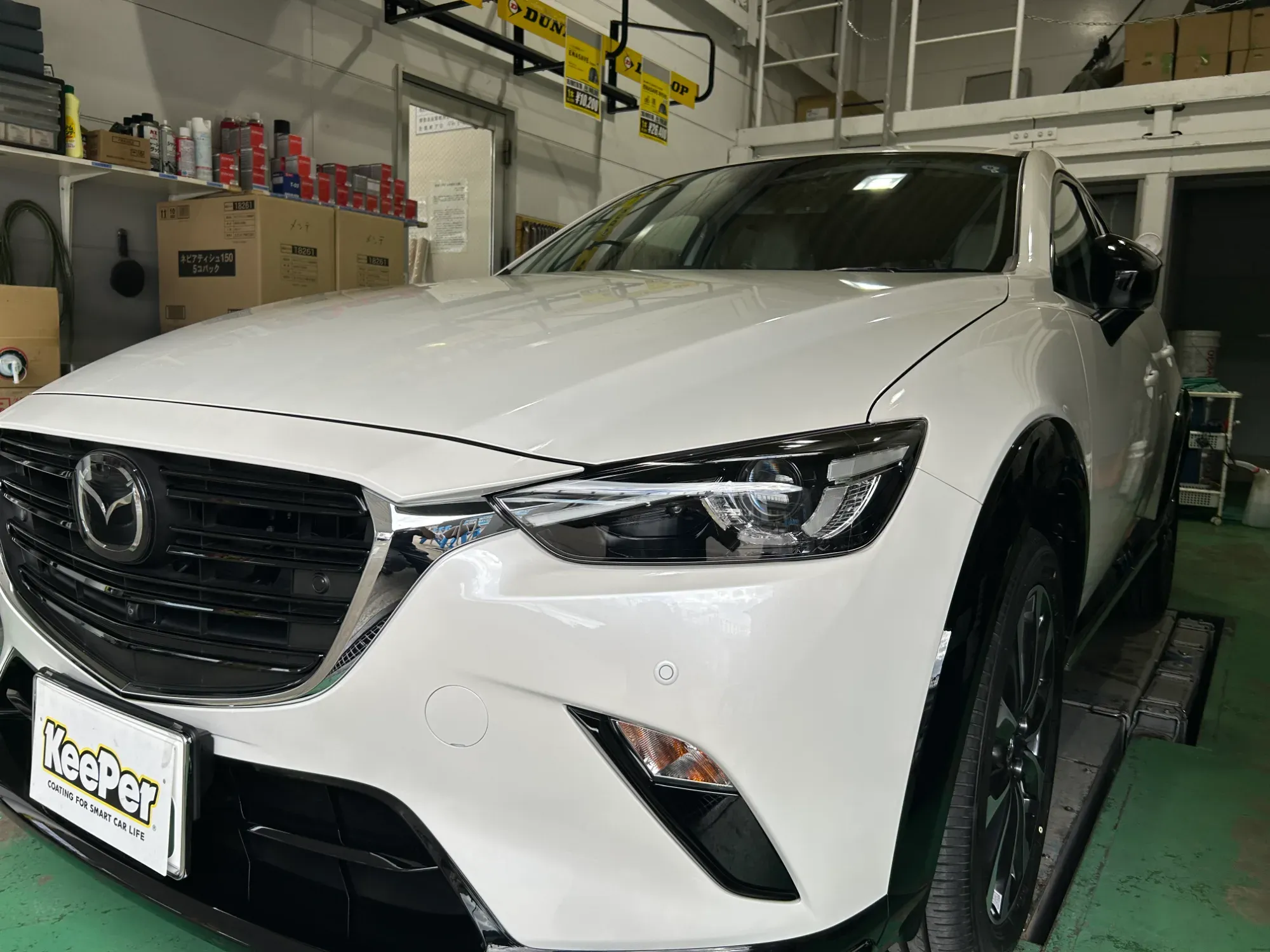 マツダ CX-3のダイヤⅡキーパー施工事例