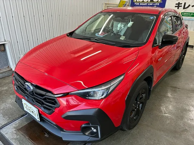スバル クロストレックにダイヤⅡキーパーでSUV・クロカン向けガラスコーティングと傷消し研磨を施工