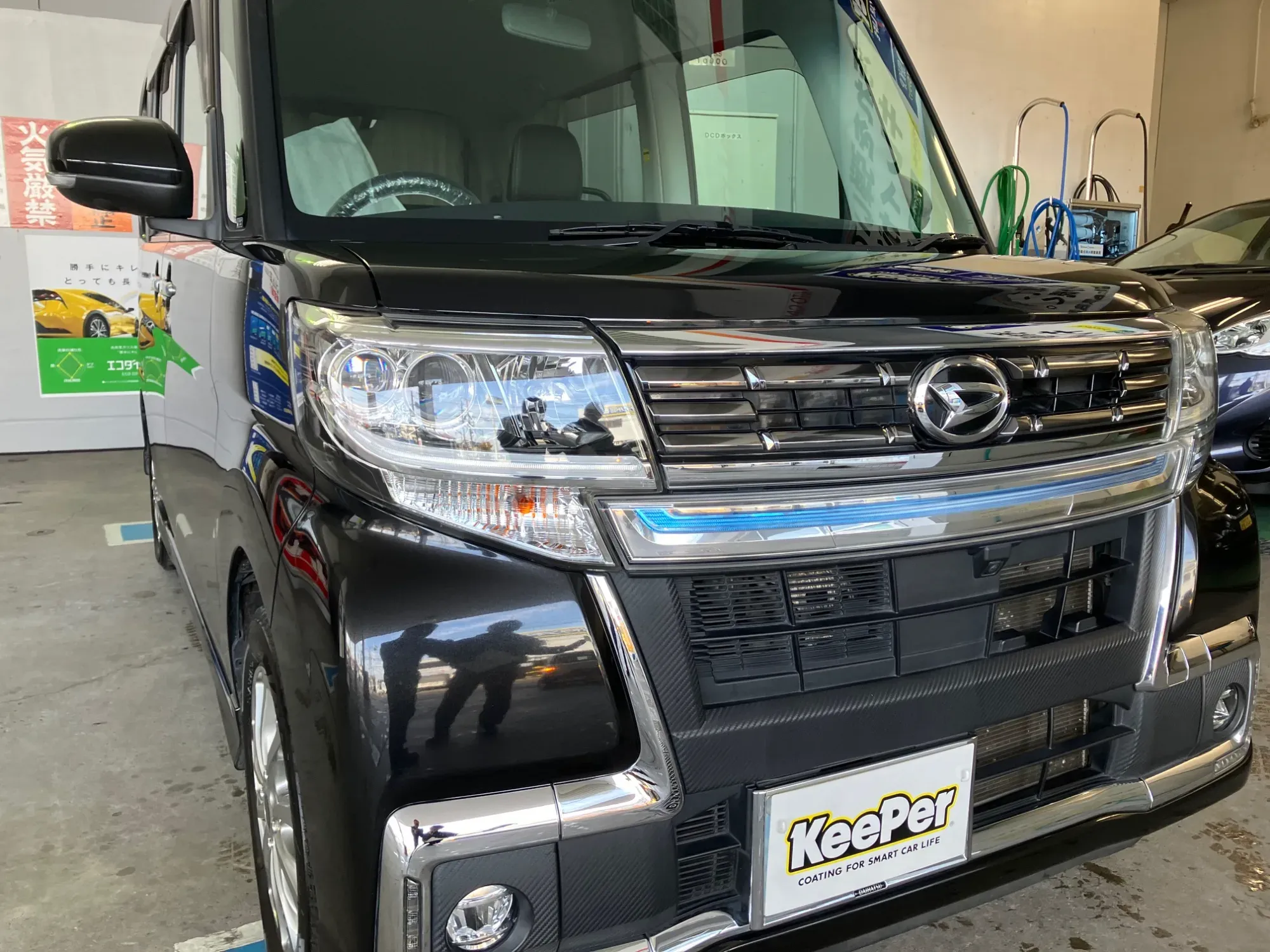 ホンダN-BOXにクリスタルキーパーを施工したコンパクトカーの事例