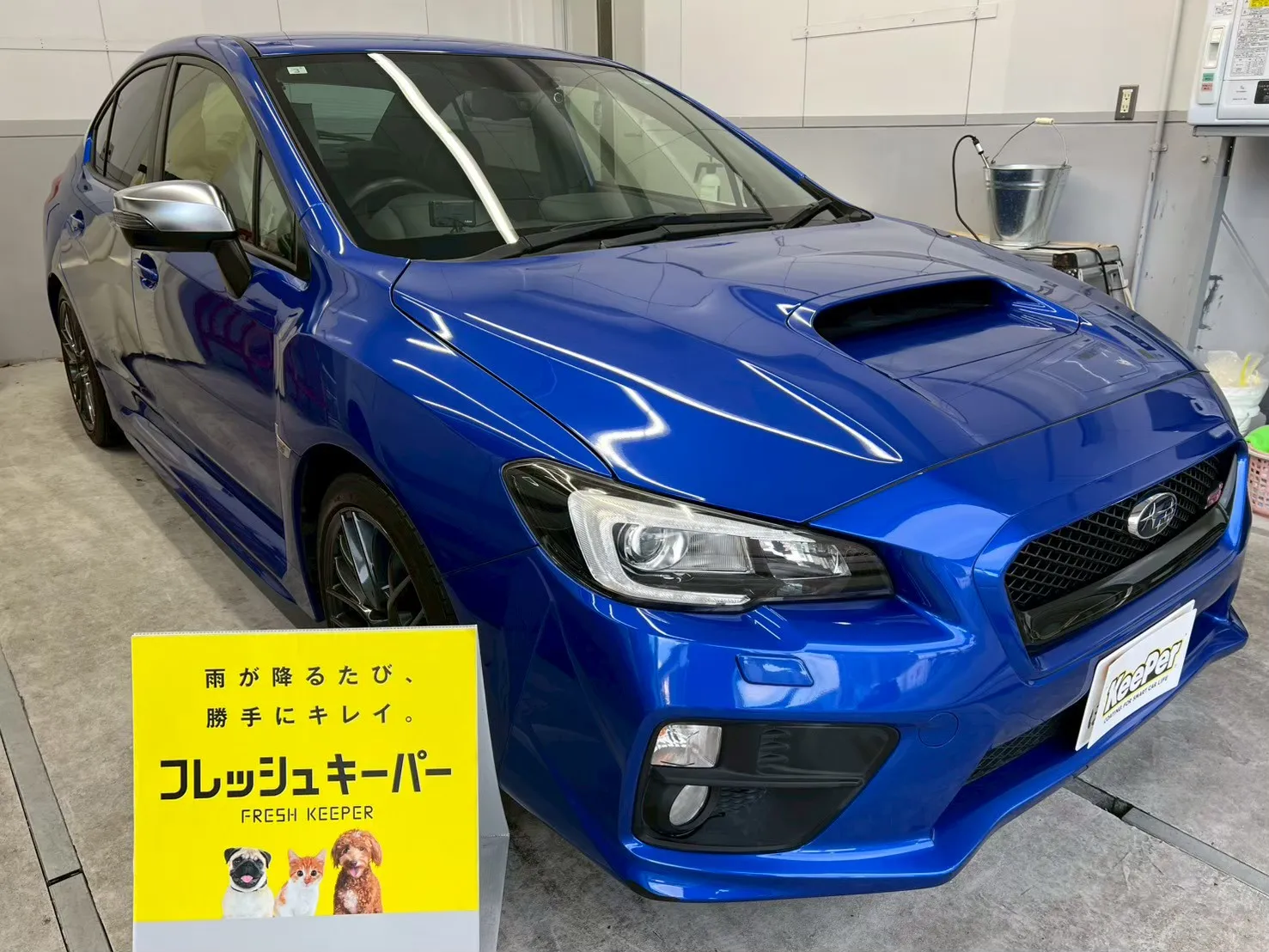 スバル WRX STIのフレッシュキーパー施工事例