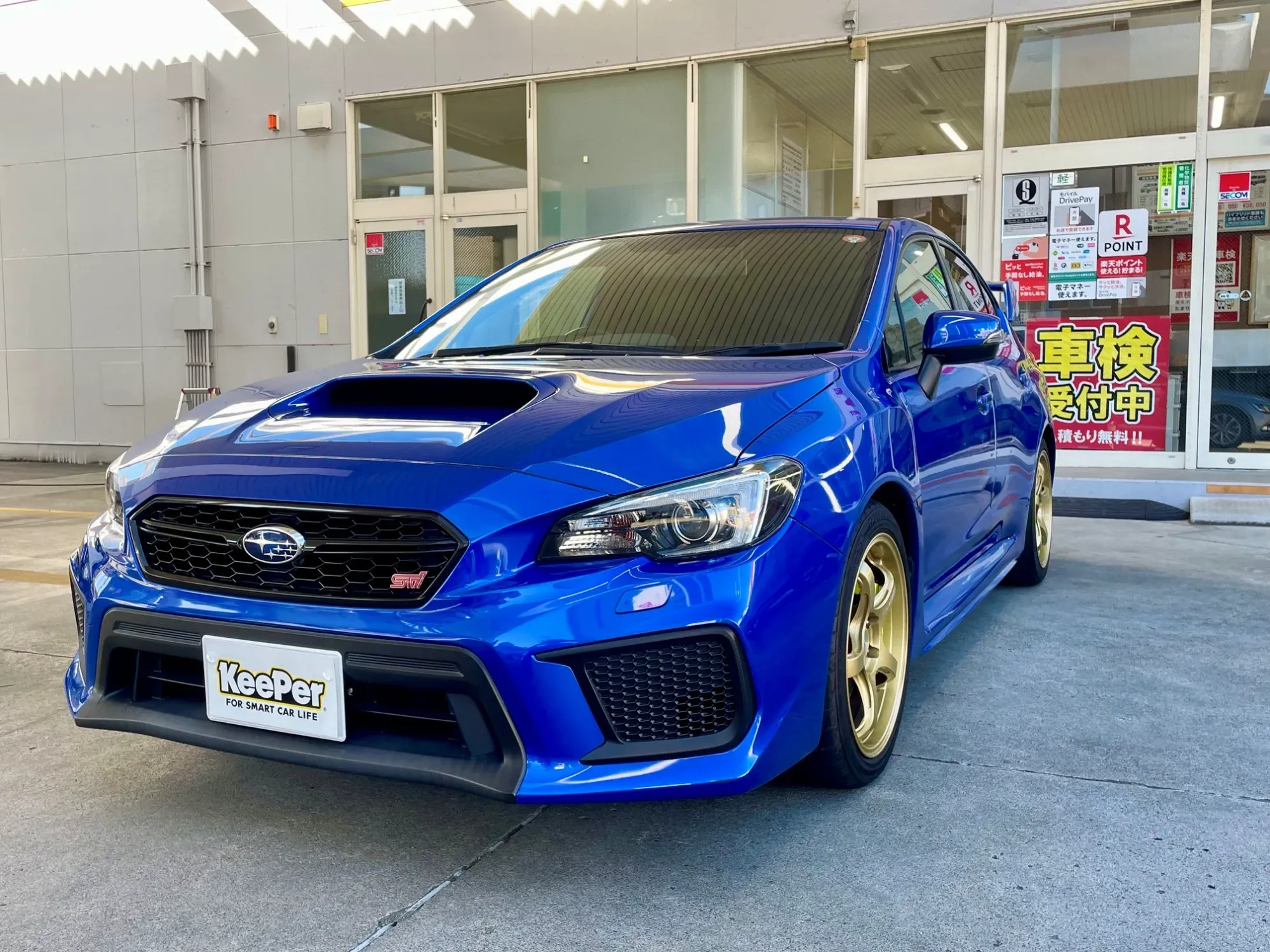 スバル インプレッサWRXのフレッシュキーパー施工事例