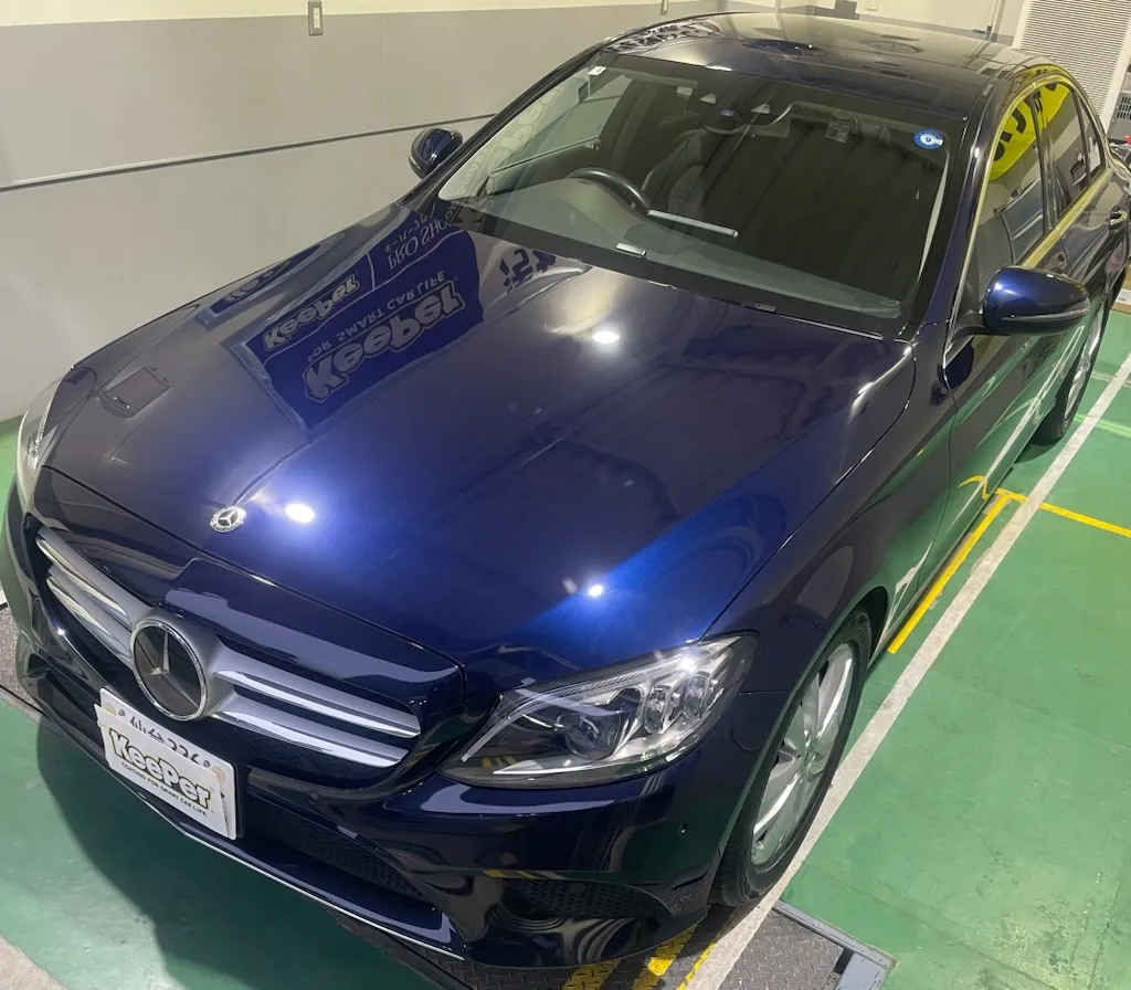 メルセデス・ベンツ　C200のカーコーティング施工事例