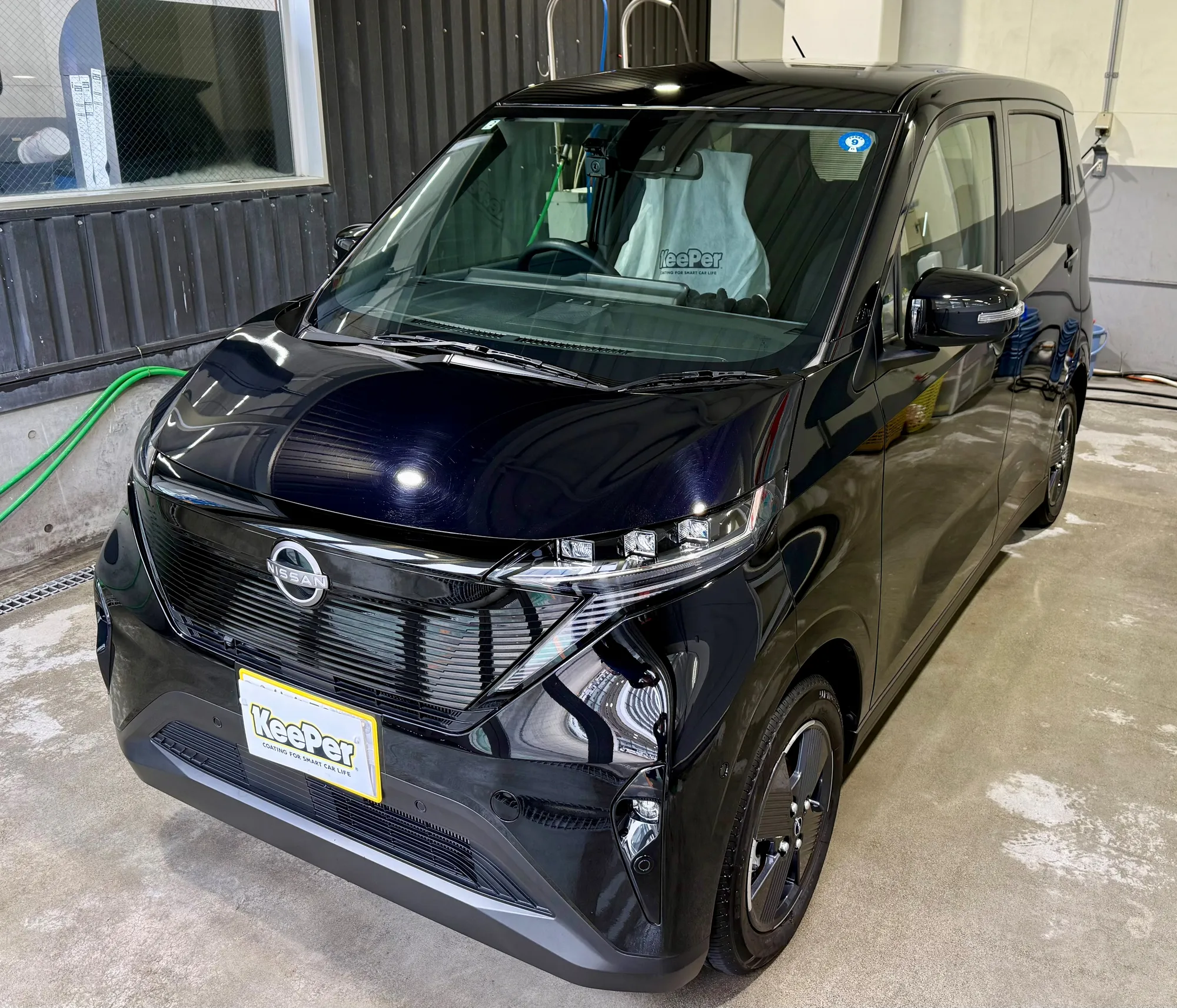 ニッサン　サクラのカーコーティング施工事例