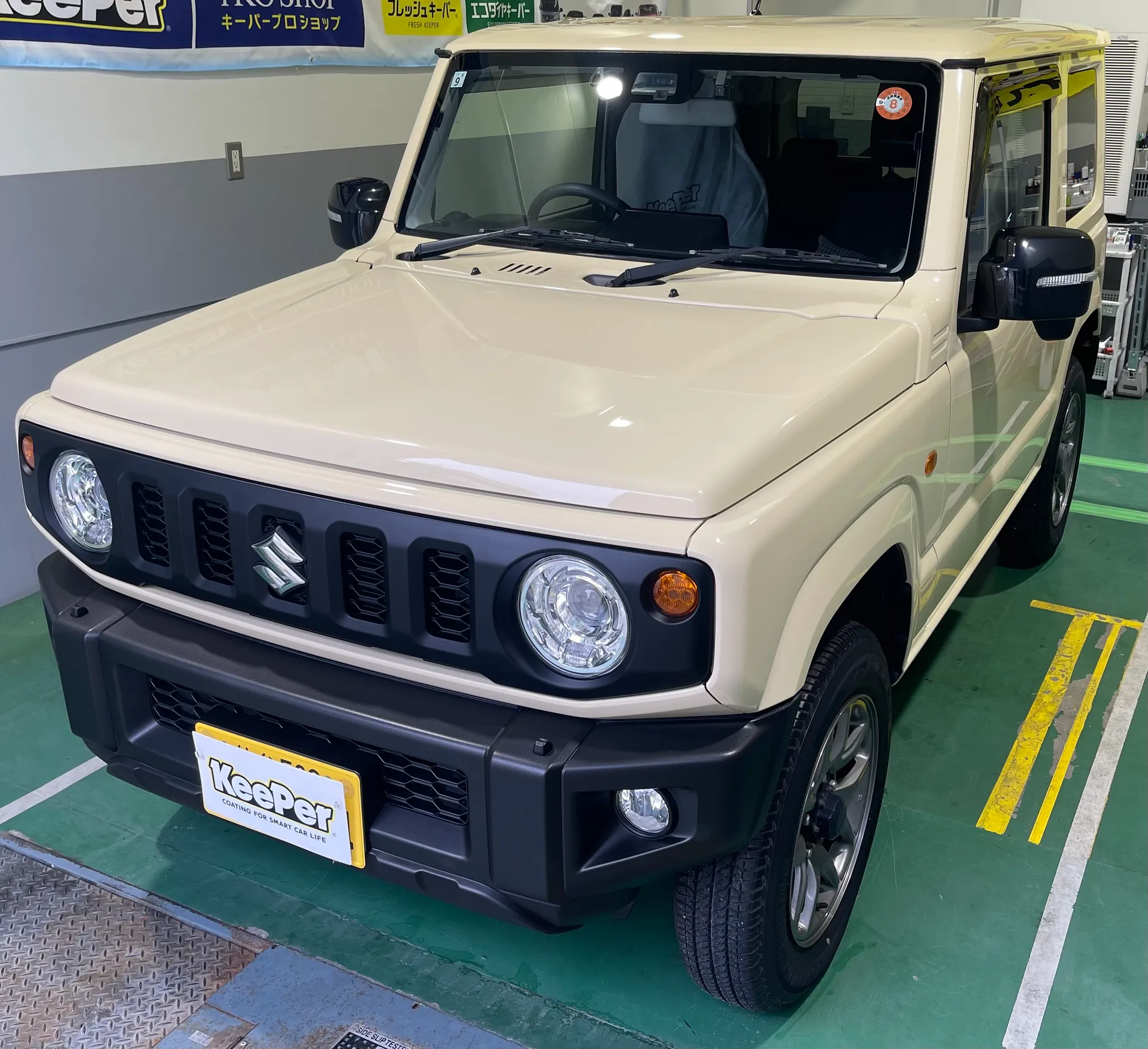 スズキ　ジムニーのカーコーティング施工事例