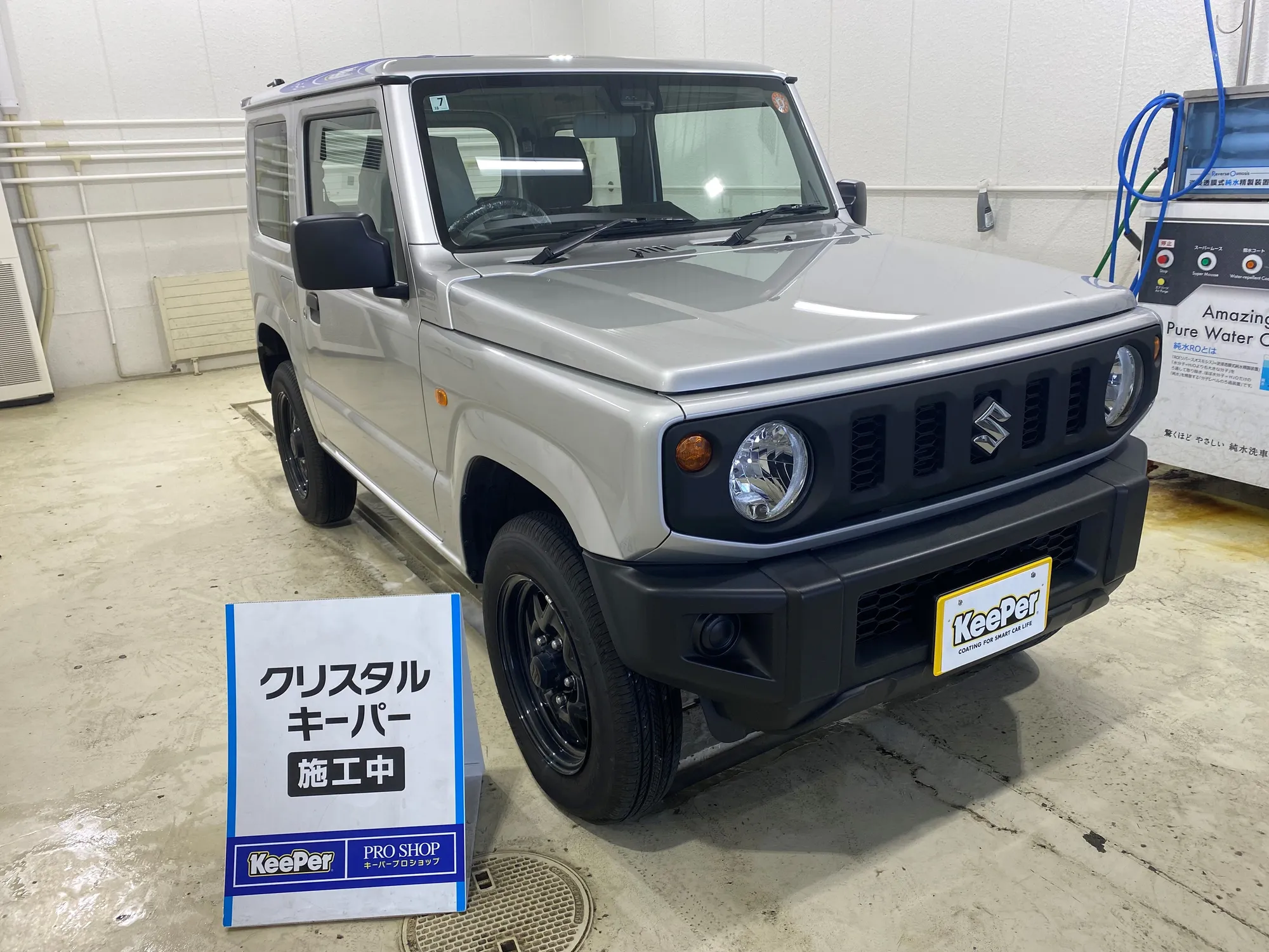 スズキ　ジムニーのカーコーティング施工事例