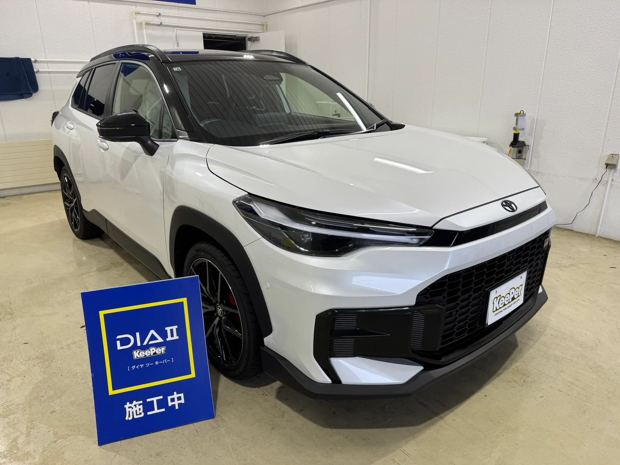 トヨタ カローラクロスのカーコーティング施工事例