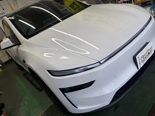 テスラ モデルYのカーコーティング施工事例