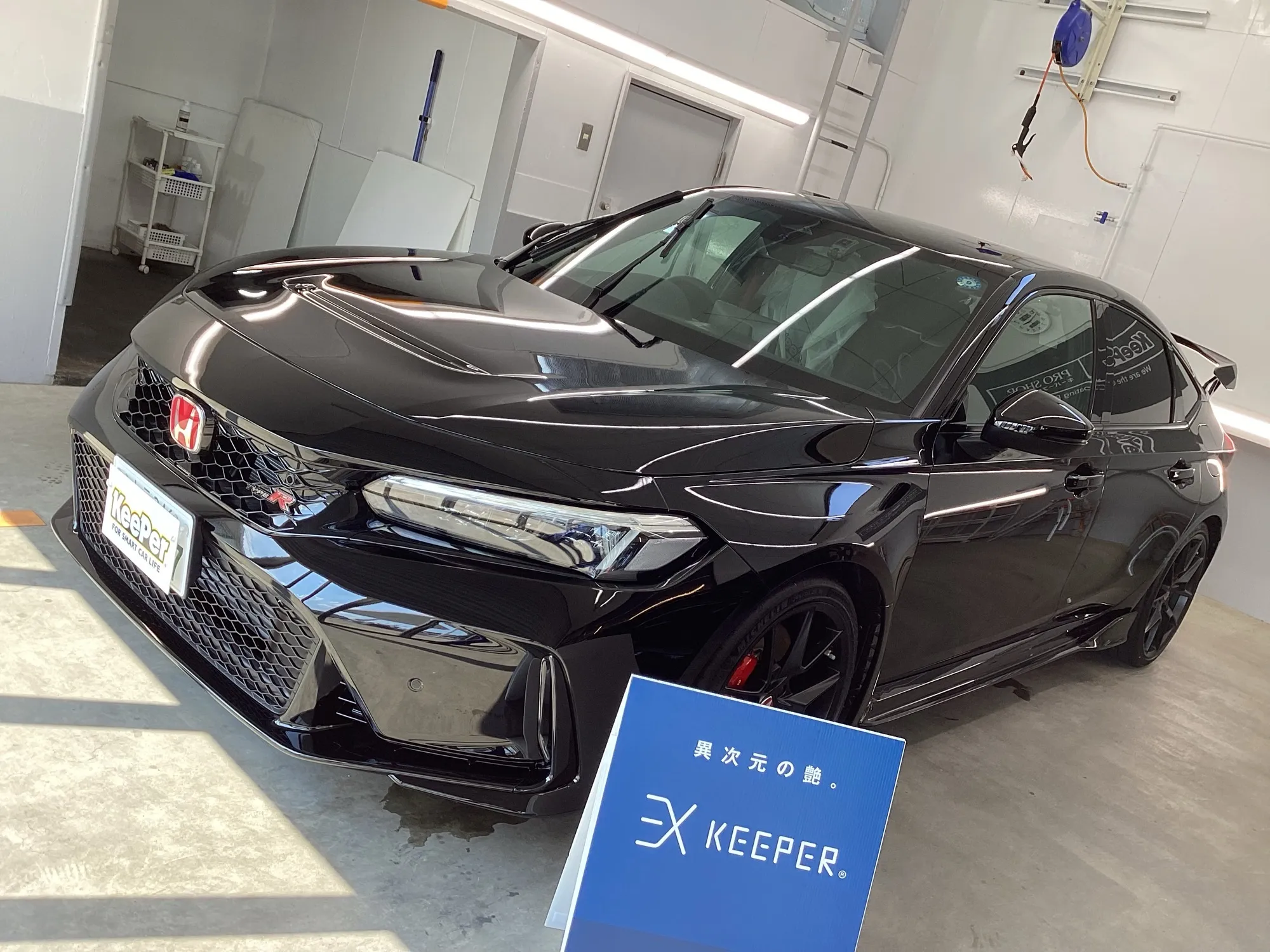 ホンダ・シビックタイプＲのカーコーティング施工事例