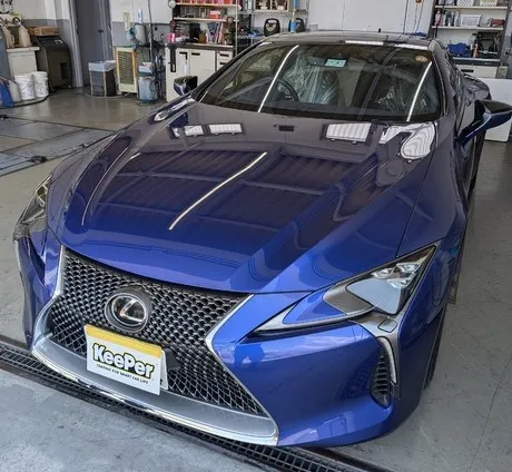 レクサス/LC500のカーコーティング施工事例