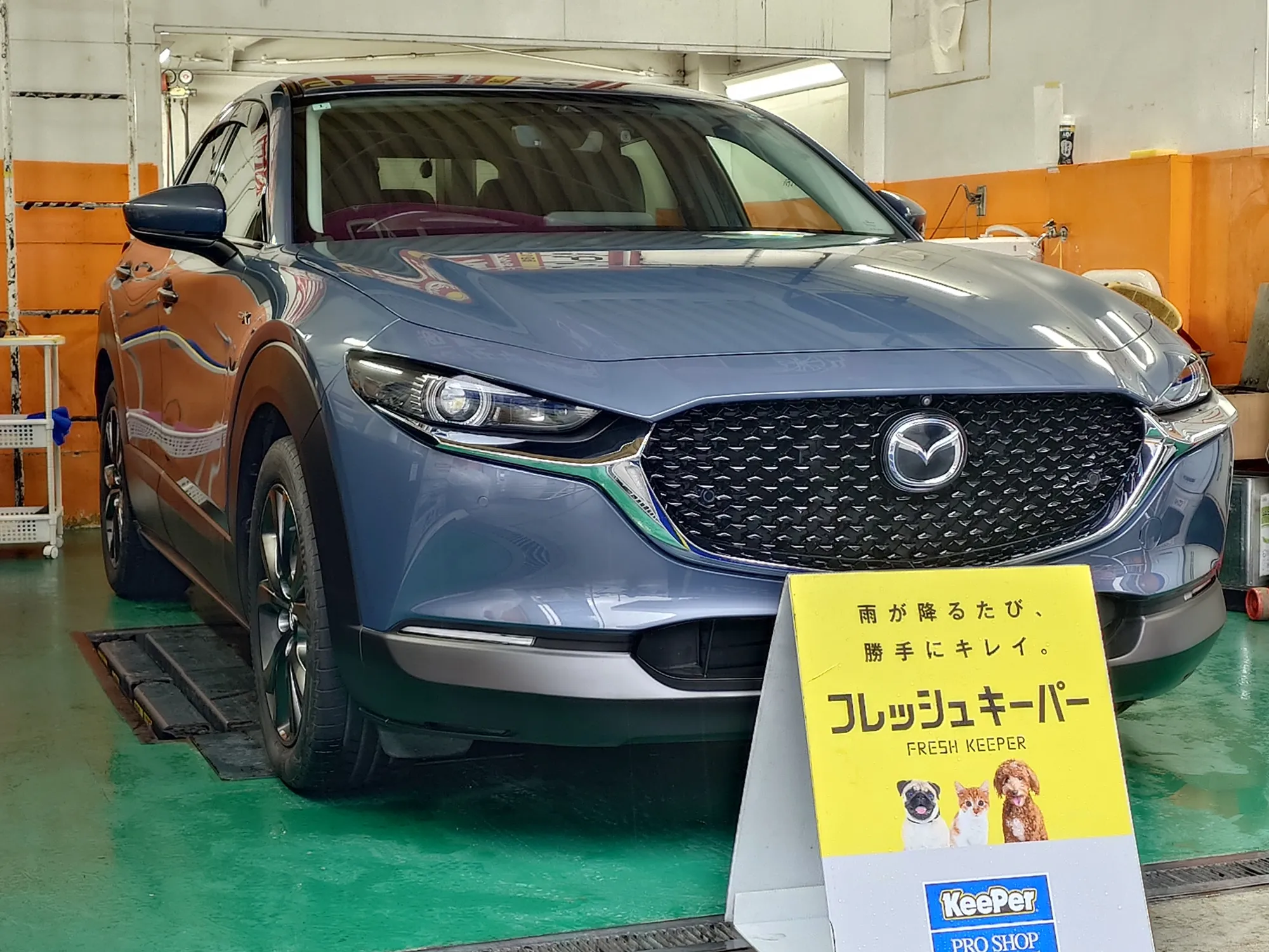 マツダ・CX-30のカーコーティング施工事例