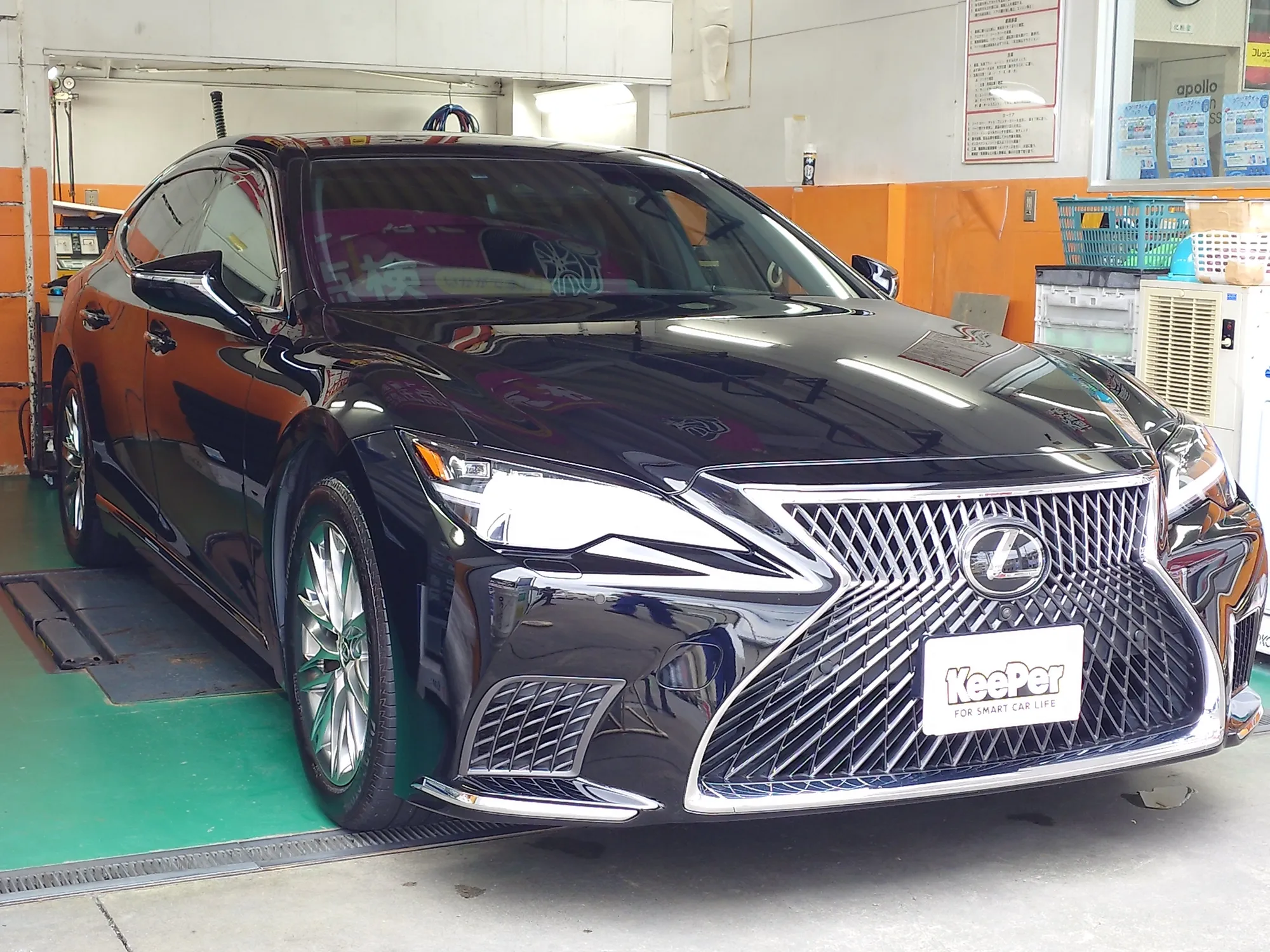レクサス・LS500のカーコーティング施工事例