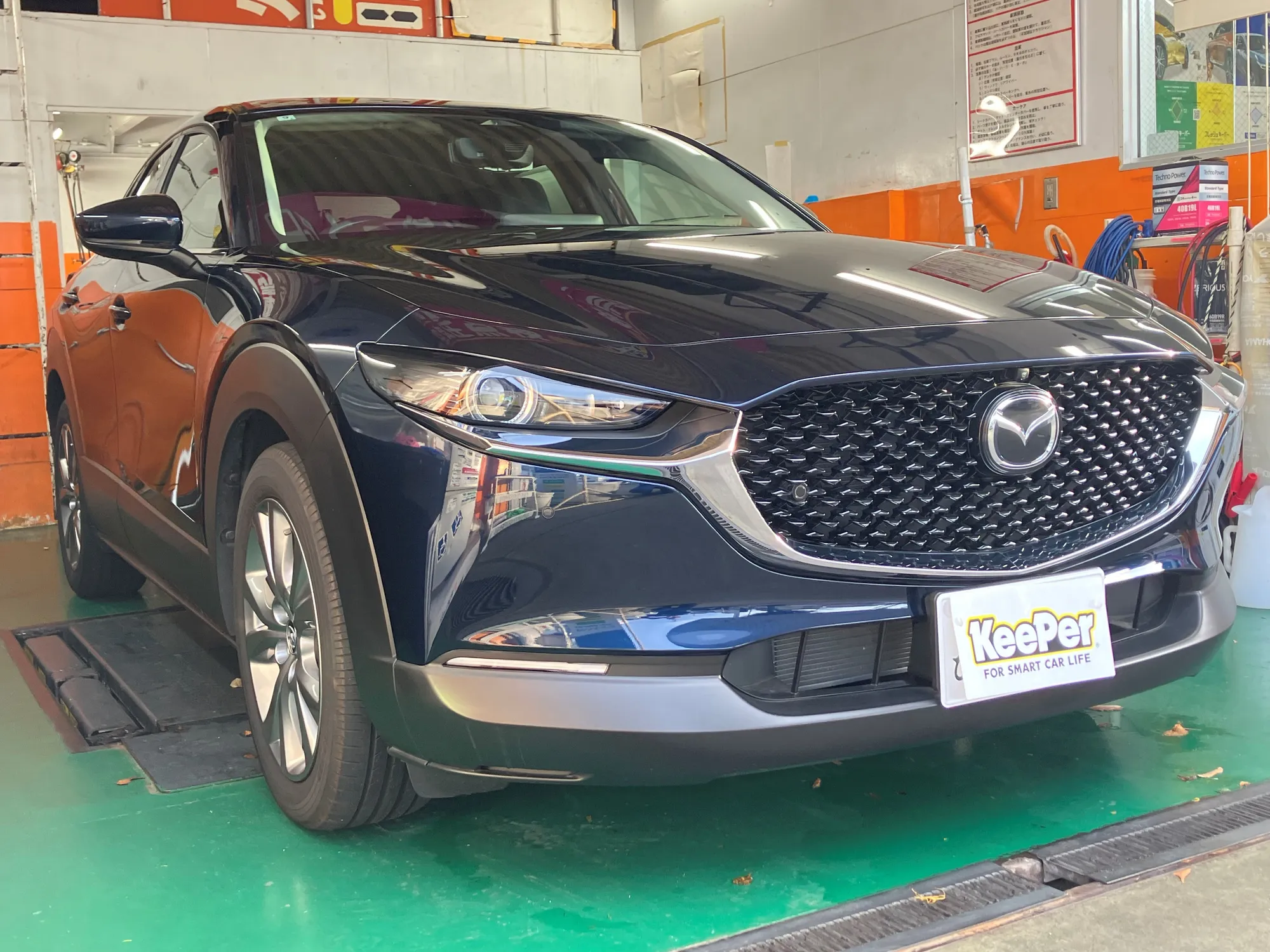 マツダ・CX-30のカーコーティング施工事例