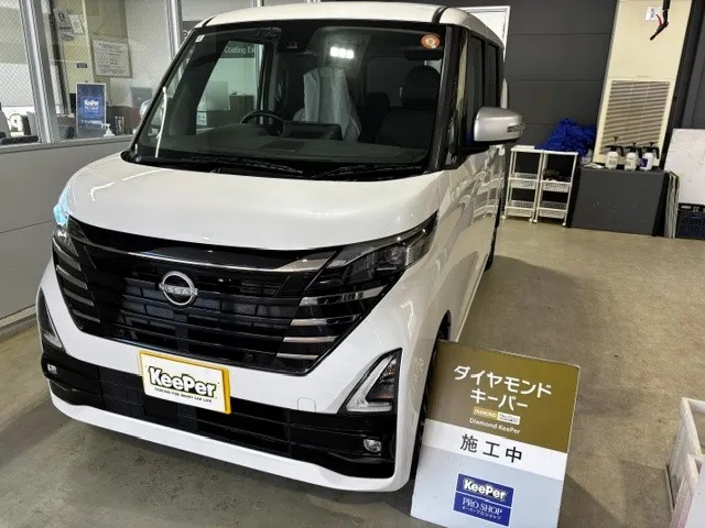 ニッサン　ルークスのカーコーティング施工事例