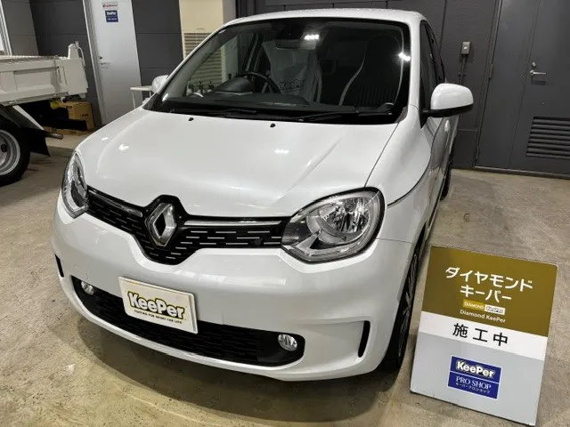 ルノー　トゥインゴのカーコーティング施工事例