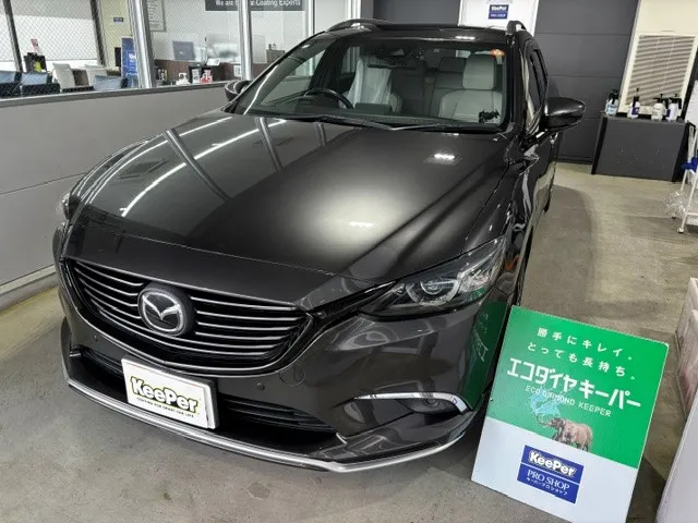 マツダ　アテンザのカーコーティング施工事例