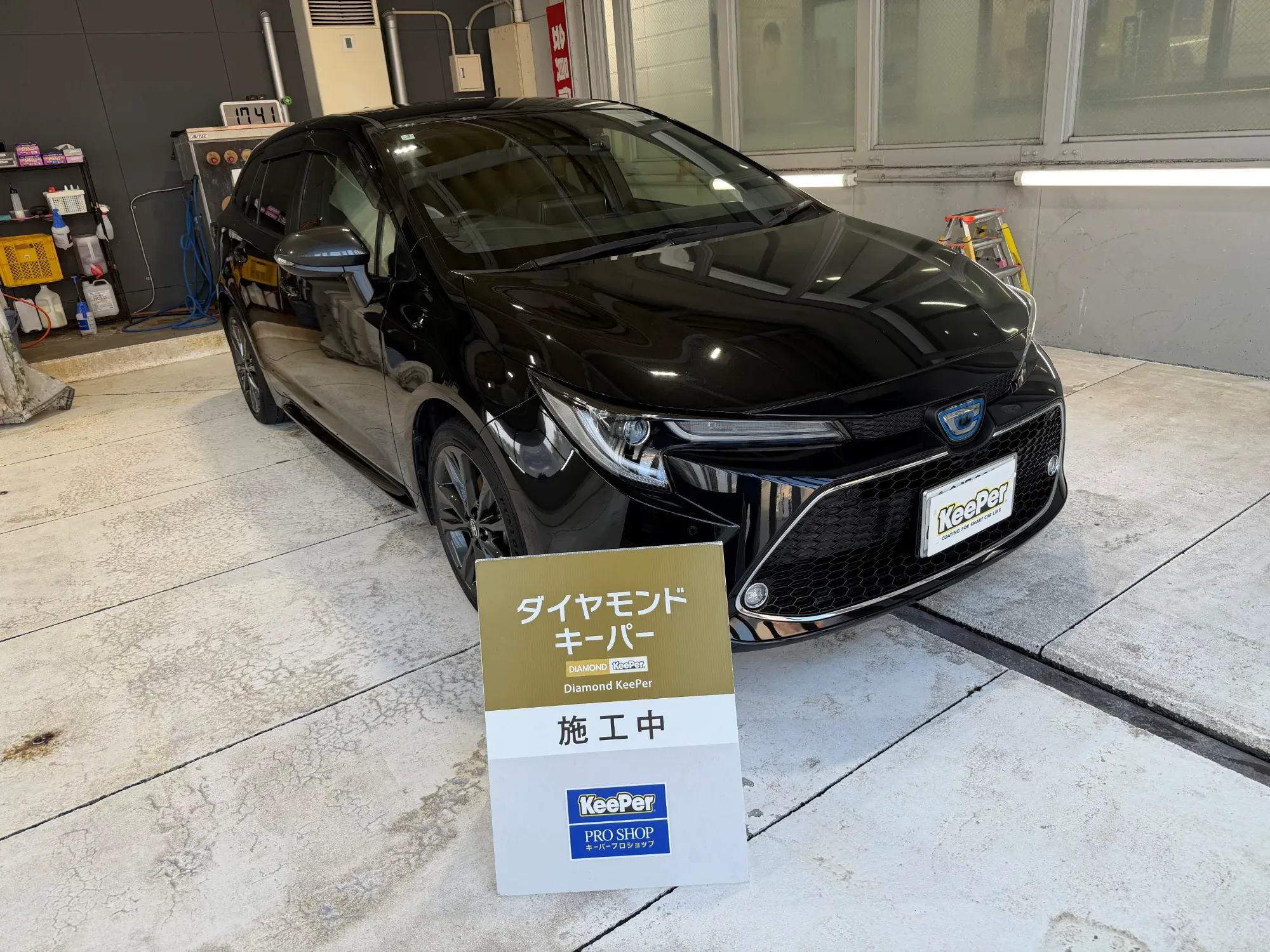 トヨタ カローラツーリングのカーコーティング施工事例