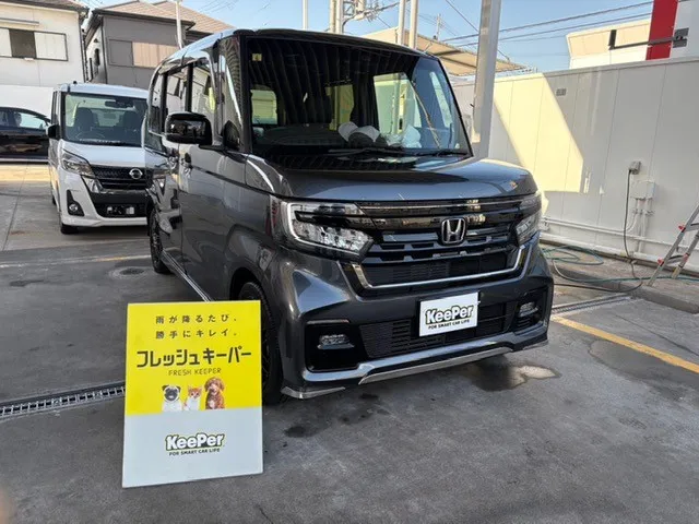 ホンダ　NBOXカスタムのカーコーティング施工事例