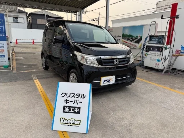 スズキワゴンRのカーコーティング施工事例