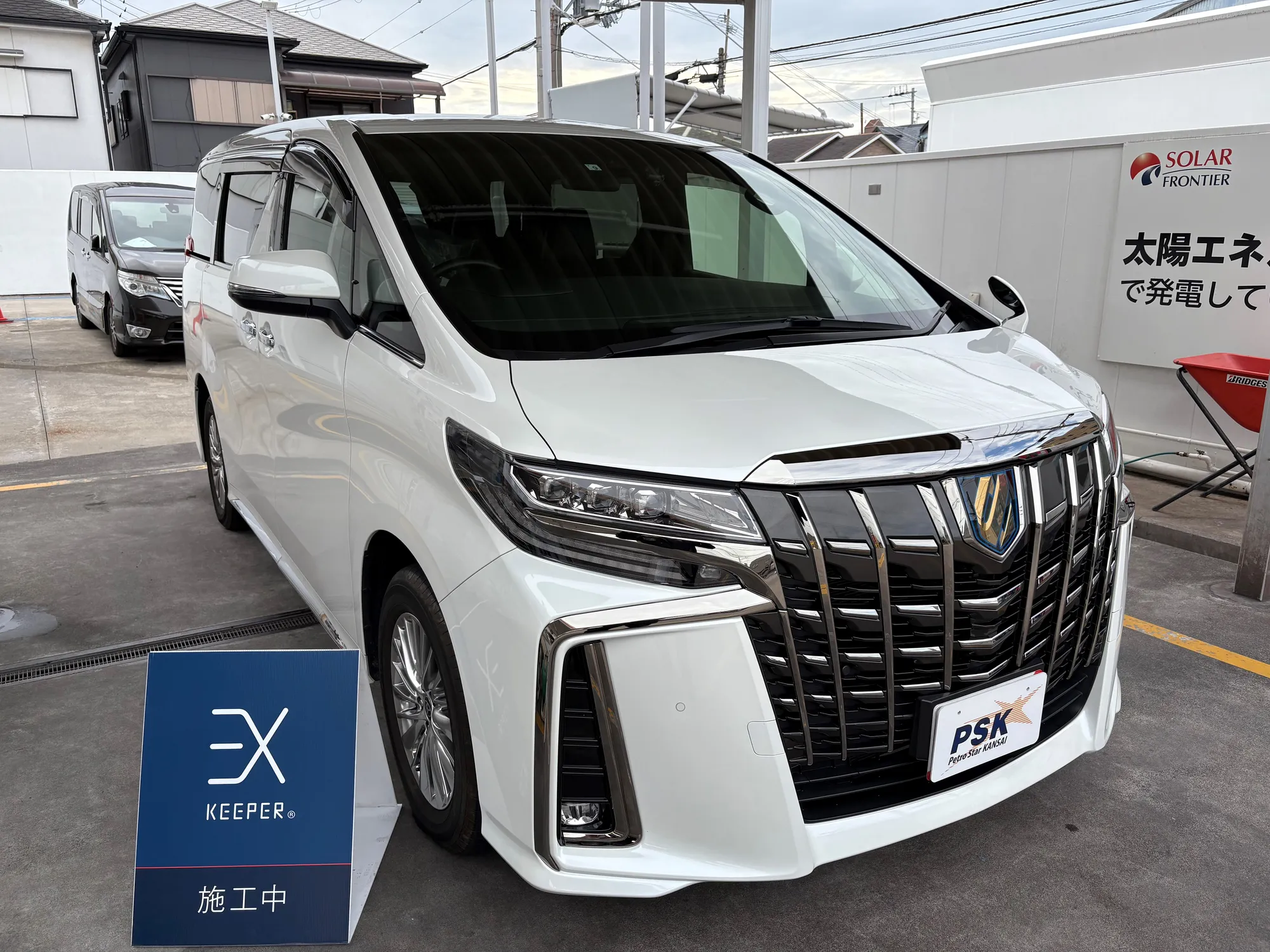トヨタアルファードのカーコーティング施工事例