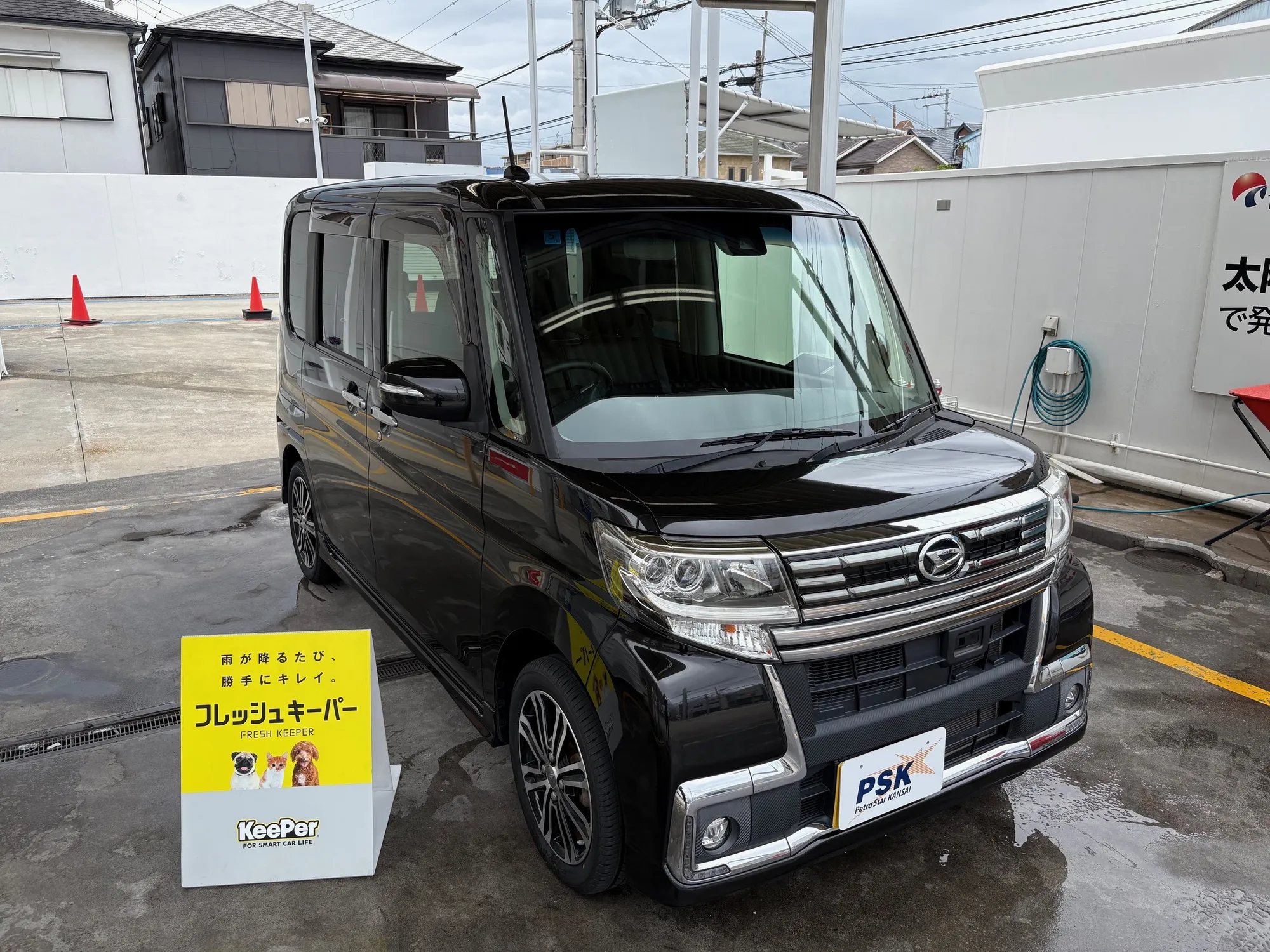 ダイハツ　タントのカーコーティング施工事例