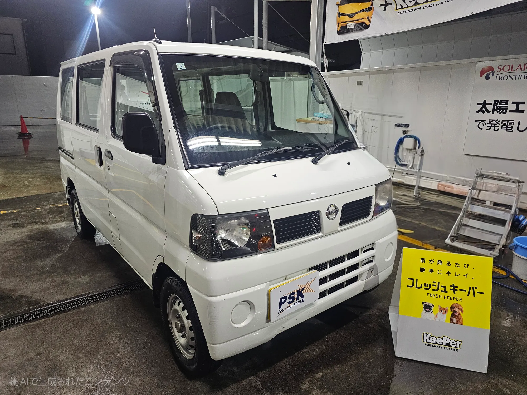 日産　クリッパーのカーコーティング施工事例