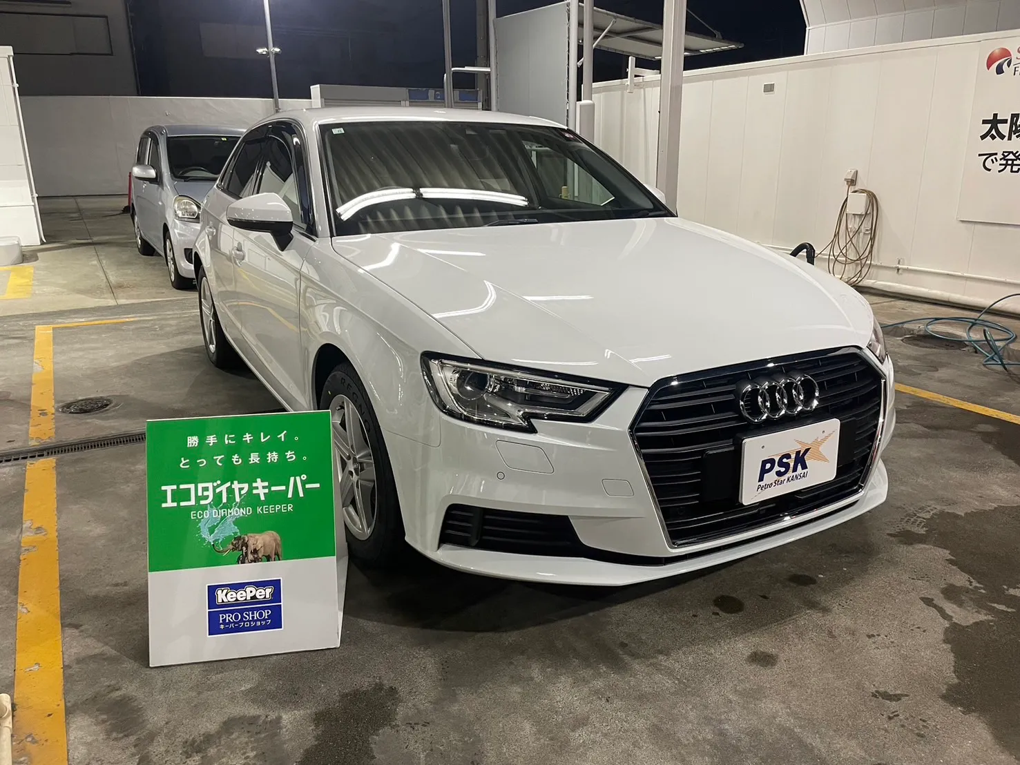 アウディ　A1のカーコーティング施工事例
