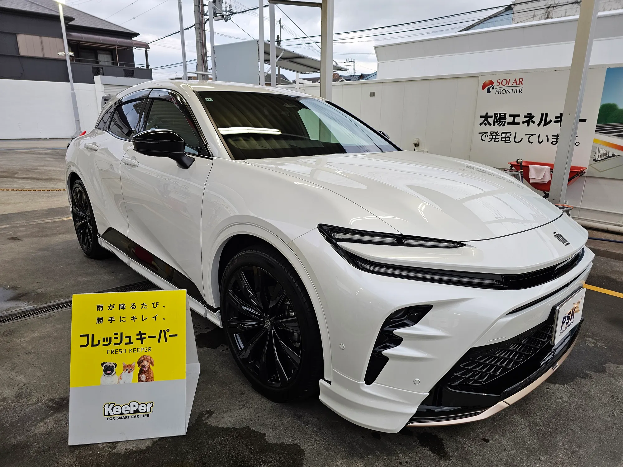 トヨタ　クラウンのカーコーティング施工事例